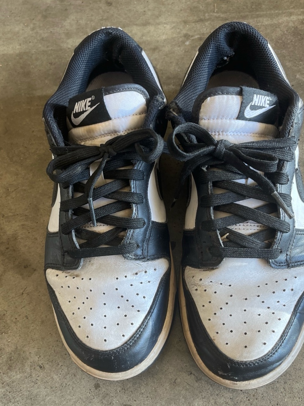Nike Black and White Low-Top Sneakers